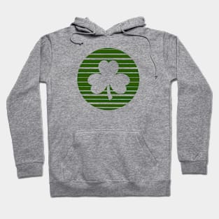 Shamrock Silhouette - Dark Green - St. Patricks Day Hoodie